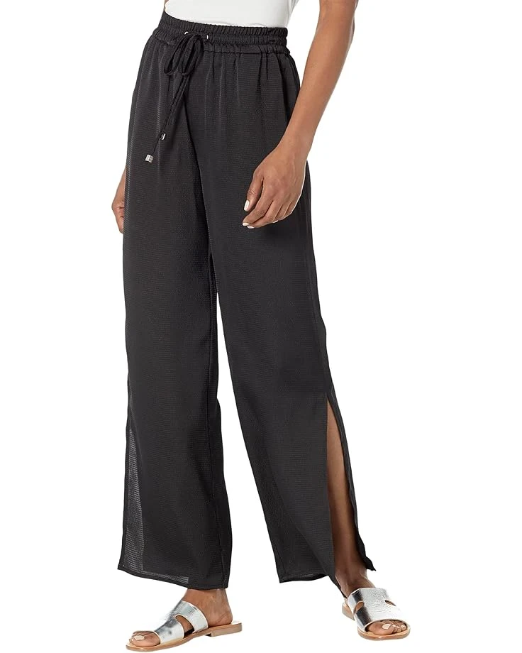 MICHAEL Michael Kors Petite Solid High Slit Pants 3 MICHAEL Michael Kors Petite Solid High Slit Pants