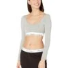 Calvin Klein Underwear Modern Cotton Unlined Bralette (Long Sleeve) -Clothing Line Store 71iT7Fg119L. AC SR736920