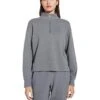 Eberjey Luxe Sweats Zip Pullover