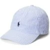 Polo Ralph Lauren Kids Cotton Seersucker Ball Cap (Big Kids)