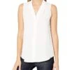 Calvin Klein Women's Sleeveless Blouse With Inverted Pleat (Standard And Plus) 1 Calvin Klein Women's Sleeveless Blouse With Inverted Pleat (Standard And Plus) -Clothing Line Store 71wLOyDa0nL. AC SR736920