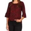 MICHAEL Michael Kors Petite Python Flare Sleeve Top -Clothing Line Store 71xz1YQTPAL. AC SR736920