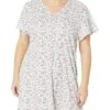 Karen Neuburger Plus Size Island Breeze Short Sleeve Nightshirt -Clothing Line Store 811pbBer4L. AC SR736920