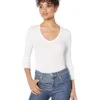 Splendid Valley 2x1 Rib Long Sleeve V-Neck -Clothing Line Store 81ljwlSinjL. AC SR736920