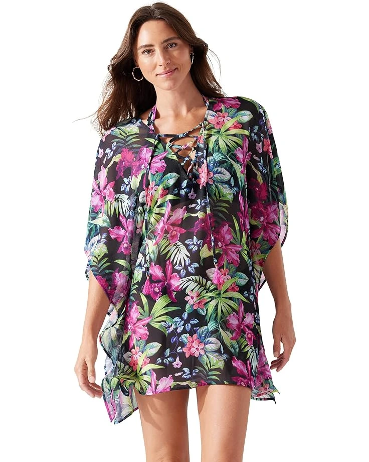 Tommy Bahama Coastal Gardens Lace-Up Tunic 3 Tommy Bahama Coastal Gardens Lace-Up Tunic